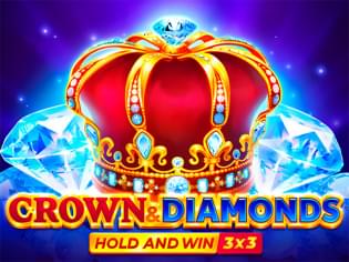 Crown and Diamonds Hold and Win.